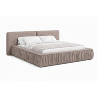 POLSTERBETT 08 140 x 200 cm – Riviera – Bett mit Gasdruckfedern und Stauraum - Beige, Holz (140/200cm) - ROYAL24_MARKT
