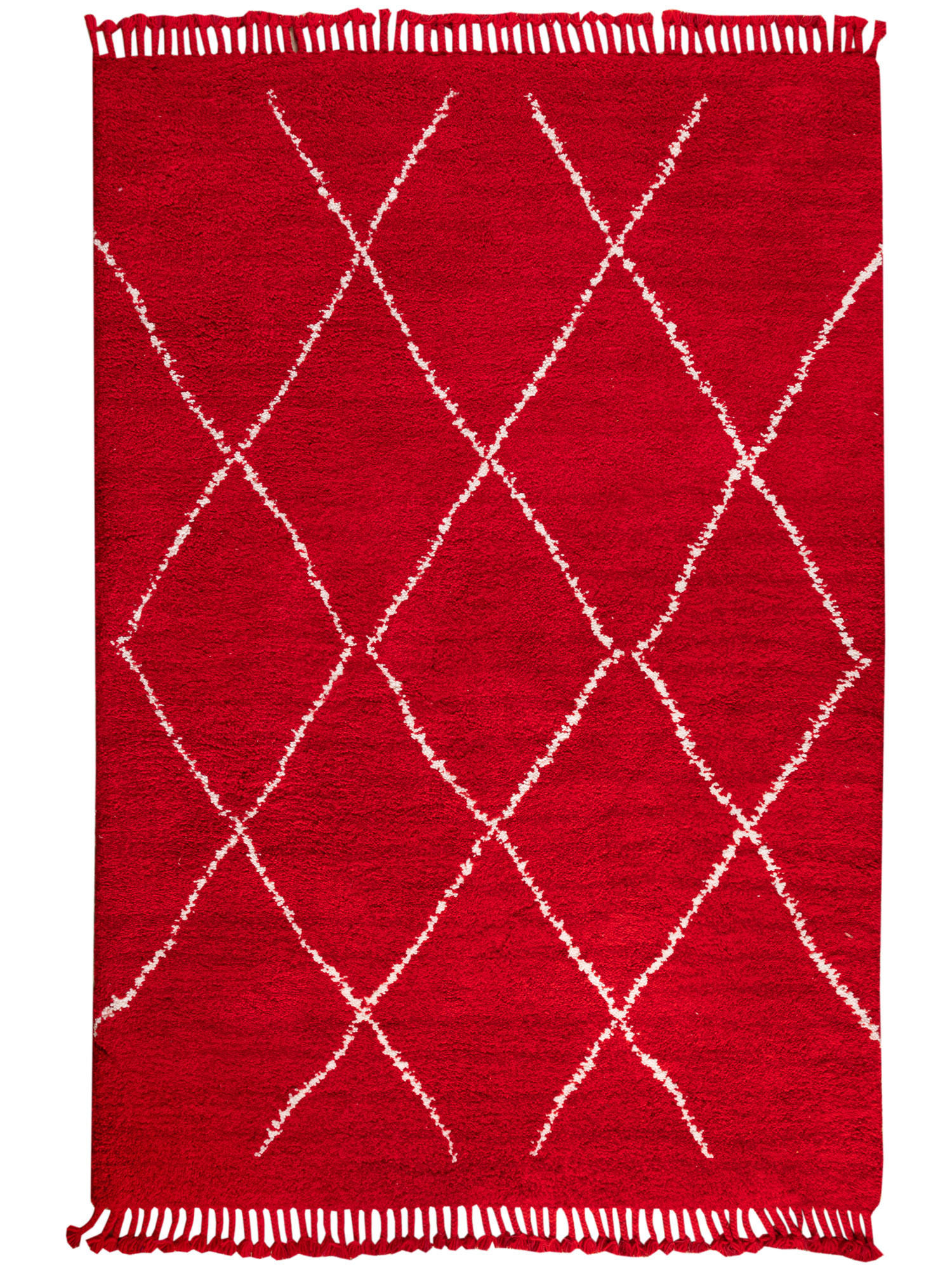 Steffensmeier Berberteppich Rot 140x200 cm