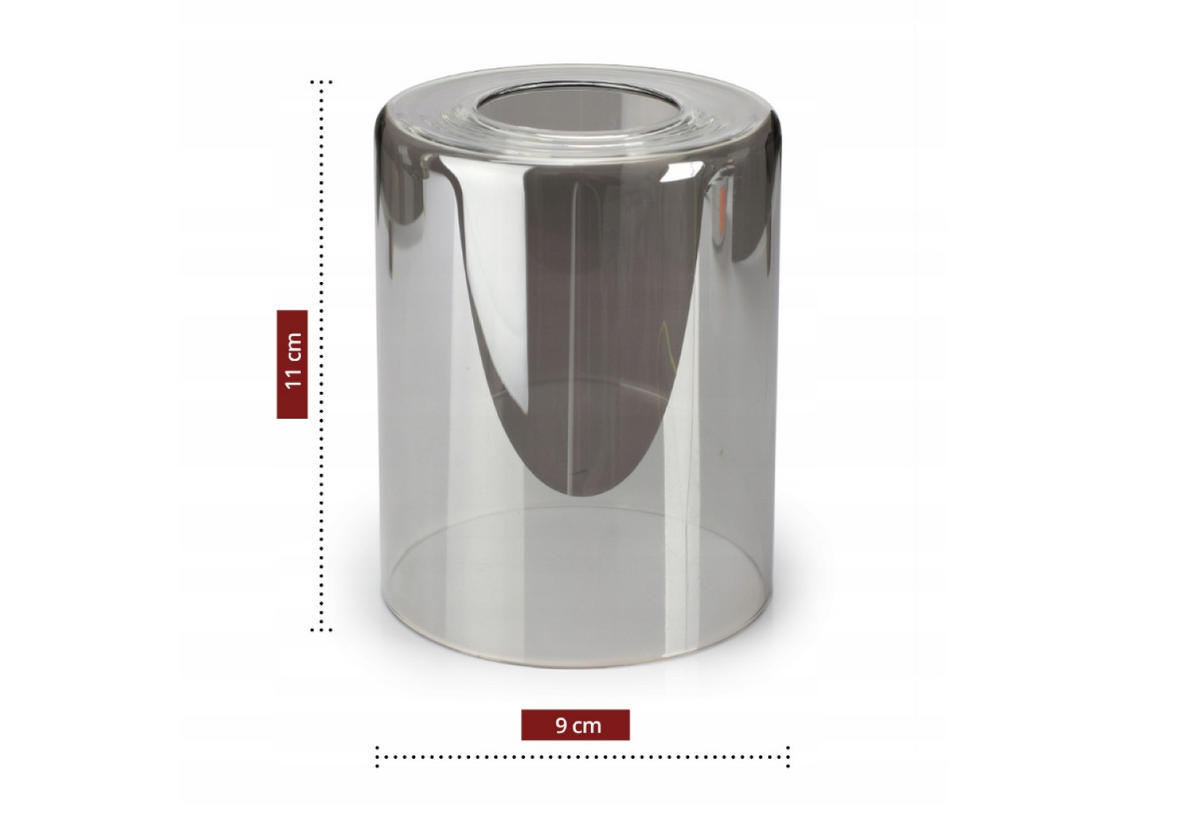 DECKENLEUCHTE TUBE - Transparent/Schwarz, Glas/Metall (9/50/22cm) - kiki design