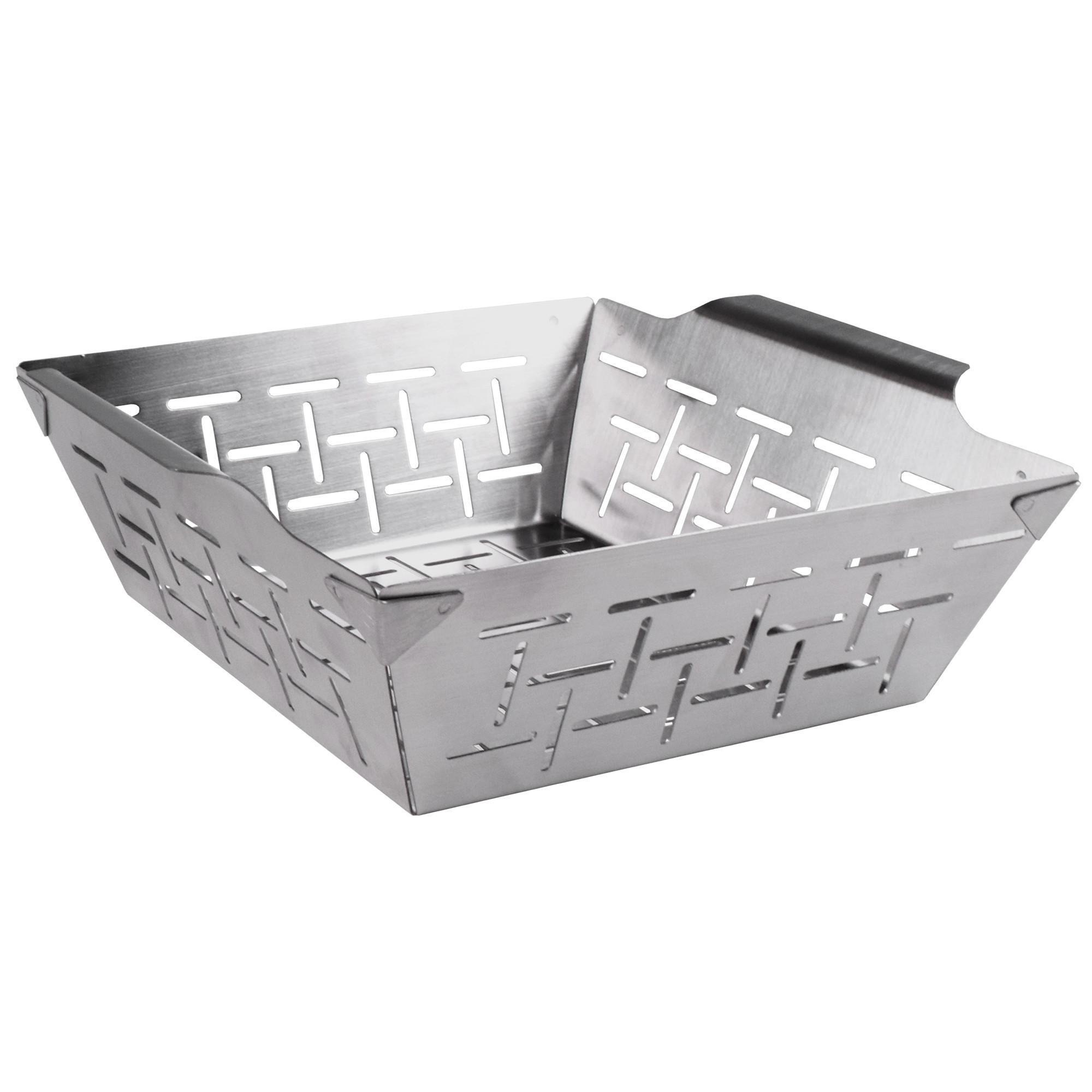 GRILLKORB - Edelstahlfarben, Metall (26.6/21/7.1cm) - Stoneline