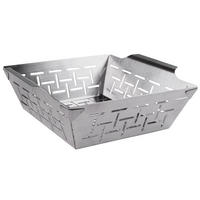 GRILLKORB - Edelstahlfarben, Metall (26.6/21/7.1cm) - Stoneline