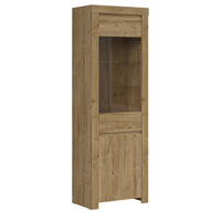 VITRÍNA Hella Dřevo - hnědá, kompozitní dřevo (68/203/42cm) - Petits-meubles