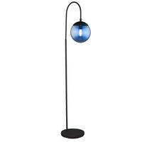 LED STEHLEUCHTE Glas Grau Matt - Grau, Glas (39/25/150cm) - Globo Lighting