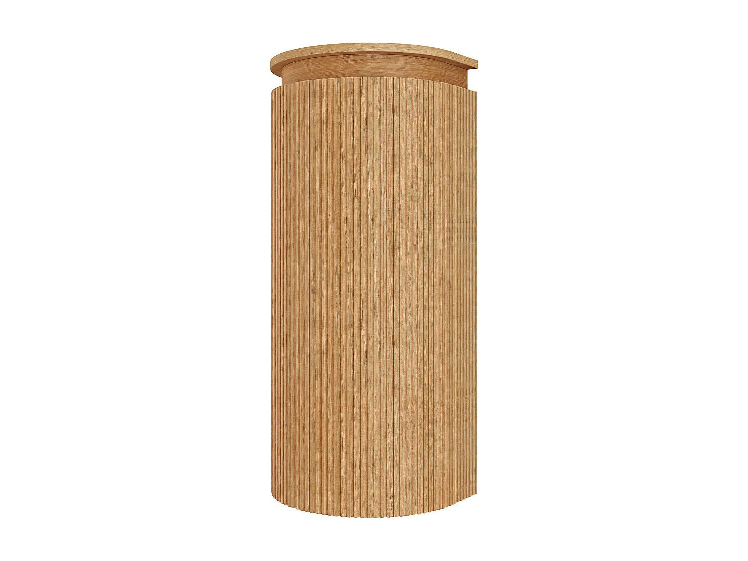 BADSCHRANK - 37.9 cm x 29.4 cm - holz - naturfarben hell Bulmas - Naturfarben, Holz (37.9/84/29.4cm) - Vente-Unique