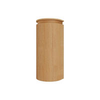 BADSCHRANK - 37.9 cm x 29.4 cm - holz - naturfarben hell Bulmas - Naturfarben, Holz (37.9/84/29.4cm) - Vente-Unique