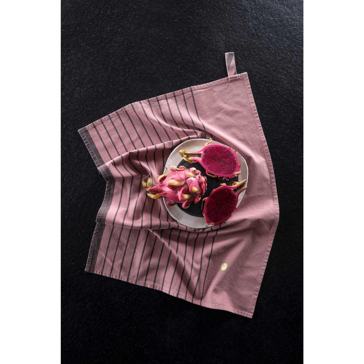 KÜCHENTUCH Piero blase 50 x 70 cm - Pink, Textil (50/70cm)