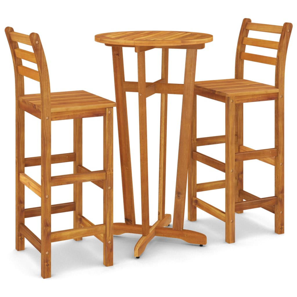 vidaXL Gartenbar-Set Braun
