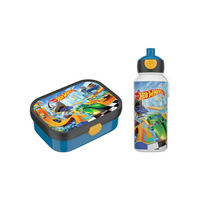 LUNCHSET Campus Hot Wheels 2er Set - Blau/Multicolor, Kunststoff (7.5/18.8/20.5cm) - Mepal