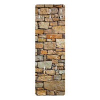 WANDGARDEROBE - Croatia stonewall 34/105 cm - Braun, Holzwerkstoff (34/105/1.6cm) - Bilderwelten