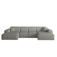 WOHNLANDSCHAFT Celes Premium Xs Scala - Grau, Holzwerkstoff/Textil (342/73/165cm) - Fun Möbel