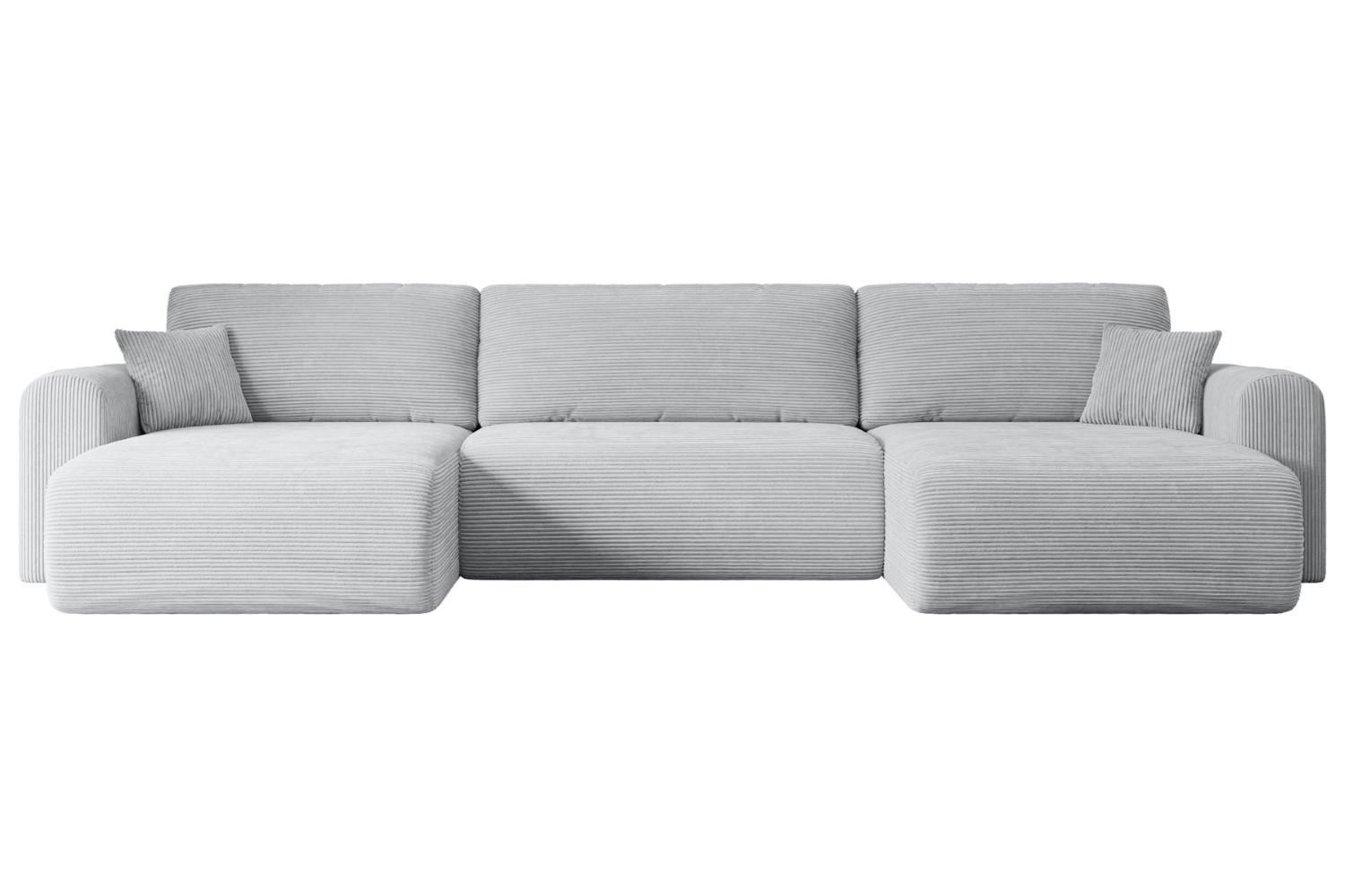 Altdecor Wohnlandschaft Grau 362x83x145 cm