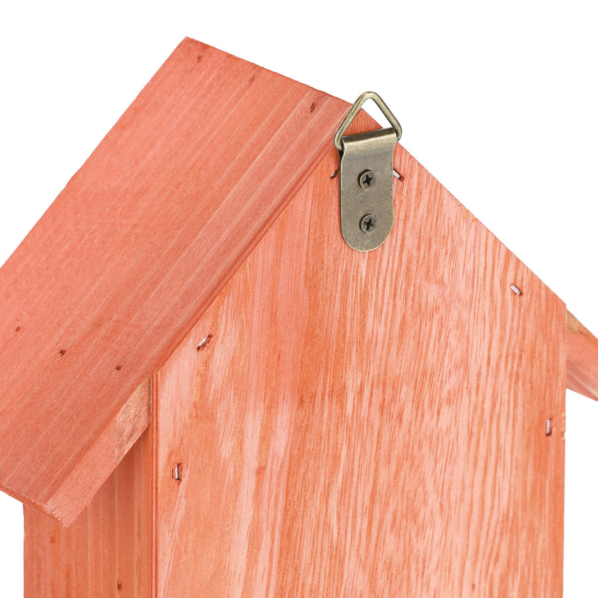 INSEKTENHOTEL - Orange, Holz (17.5/21/9cm) - Relaxdays