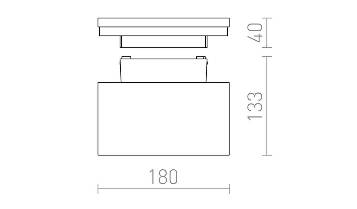 AUSSENLEUCHTE XYLO Anthrazitgrau 8 W IP54 - Grau, Metall (13/18/25cm) - Rendl