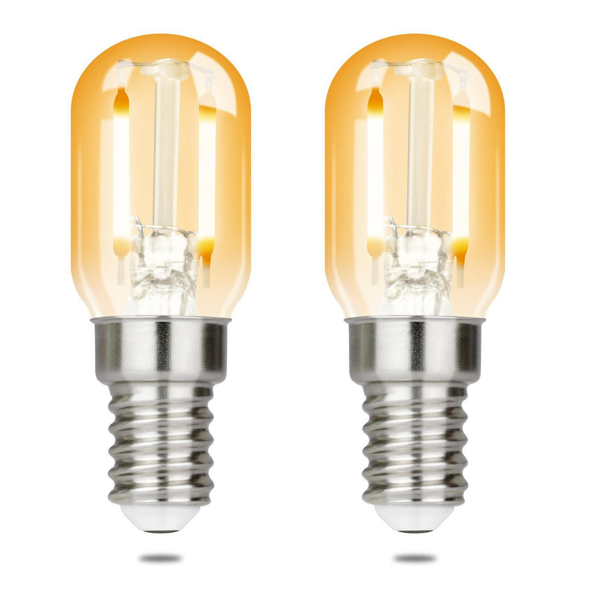 LED-LEUCHTMITTEL Attendorn II 6.4/2.2/2.2cm(2er-set) - Braun, Glas (2.2/2.2cm) - Nettlife