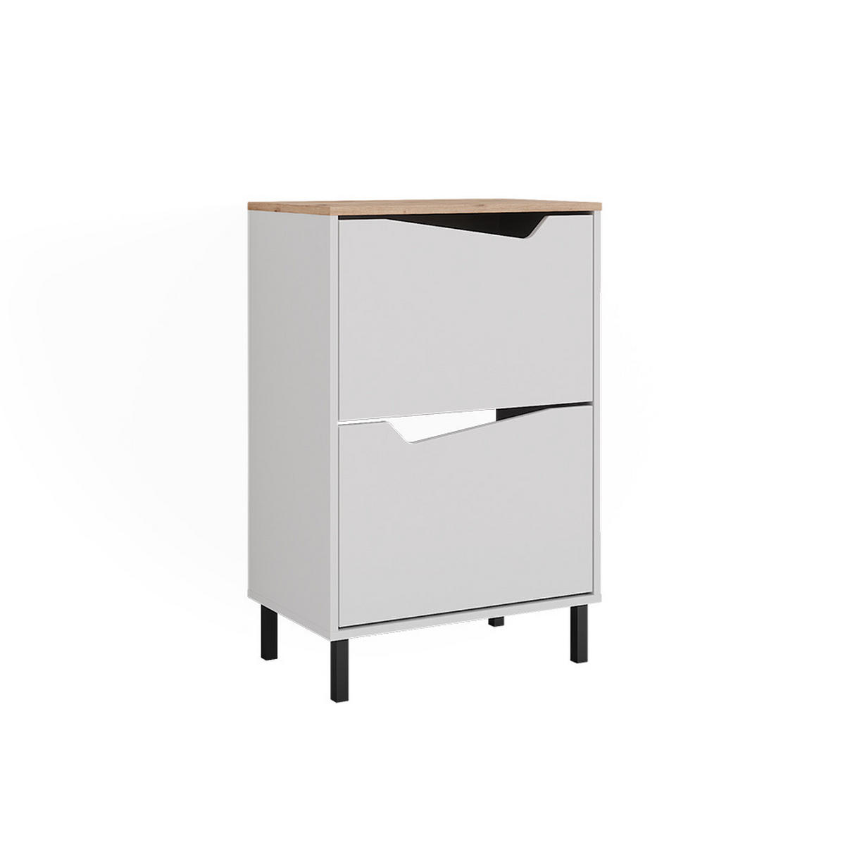 BOTNÍK NA BOTY Marelle Bílá/Artisan - bílá, kompozitní dřevo (60/91.6/38cm) - Vicco