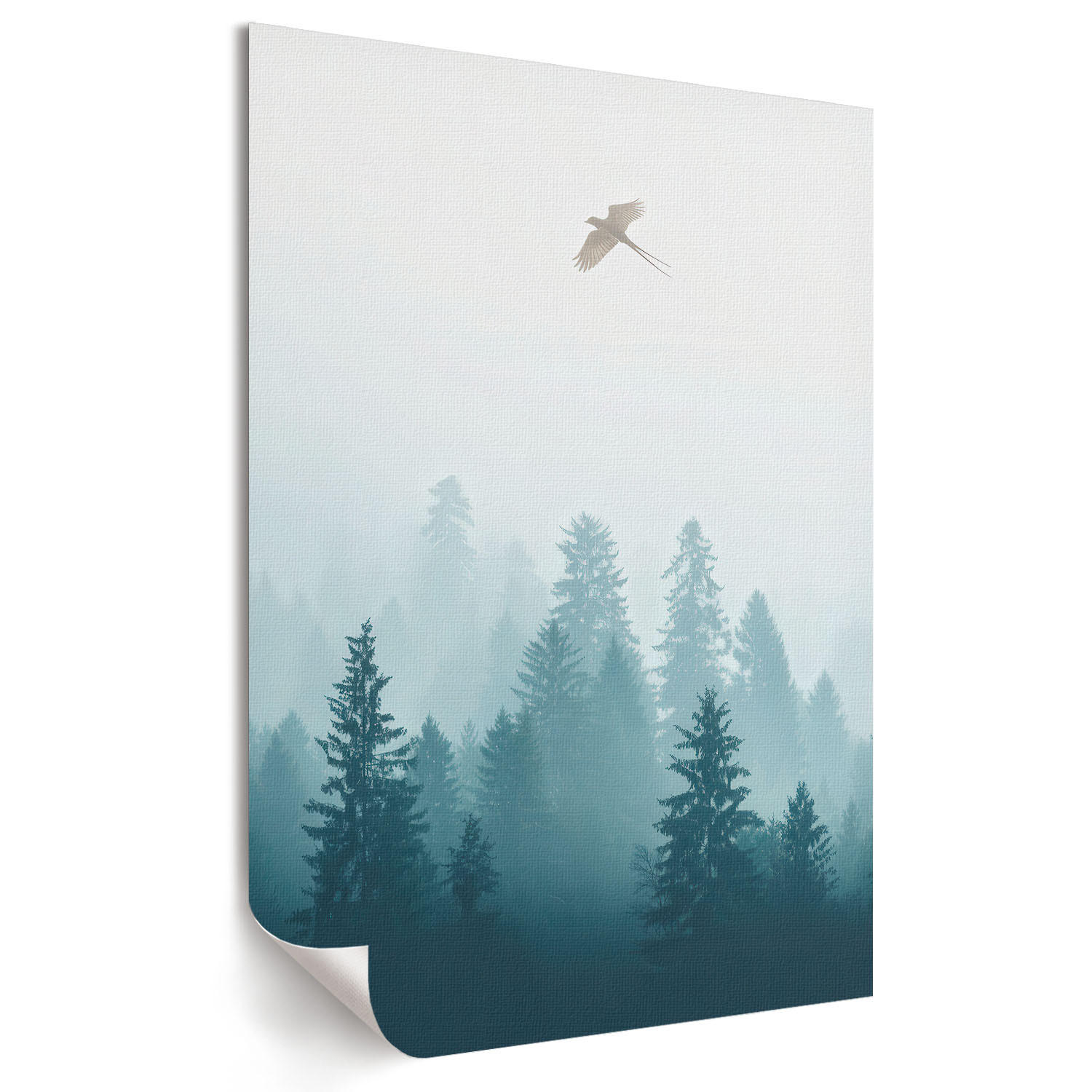 Tulup Poster Blau 59x84x0.1 cm