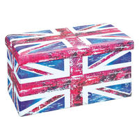 FALTBOX in Multicolor - Blau, Textil (76/38/38cm) - MID.YOU
