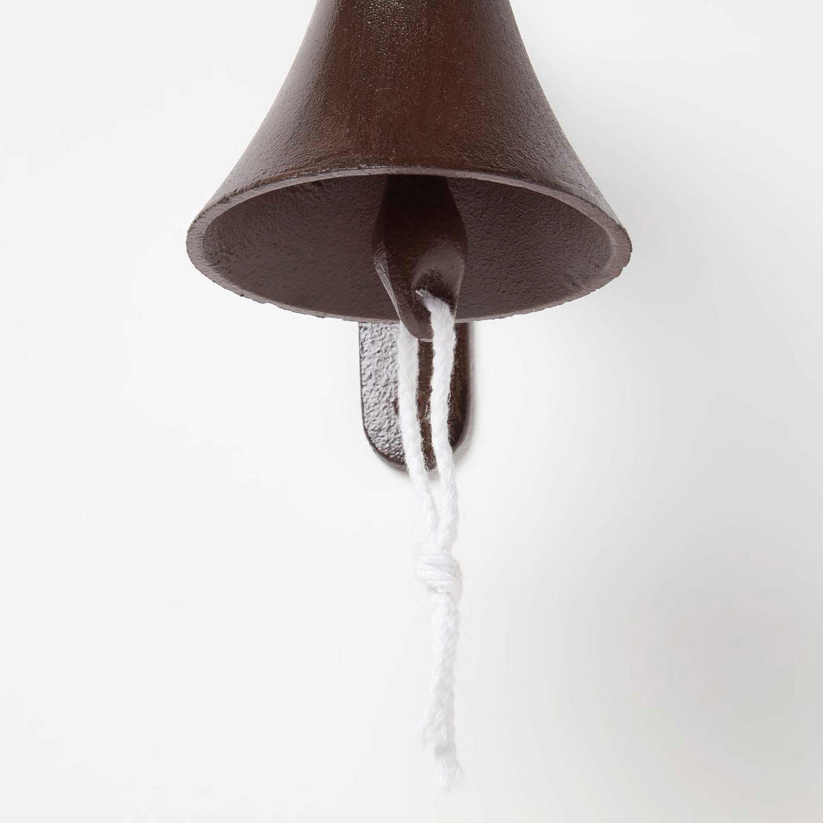 TÜRGLOCKE Gusseisen Vögel - Braun, Metall (11/19/22cm) - Homescapes