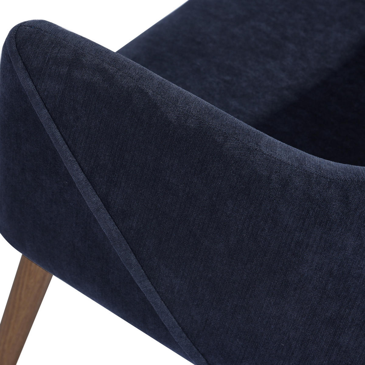 ARMLEHNSTUHL-SET 2 Stück in Stoff - Blau/Dunkelblau, Holzwerkstoff/Textil (54/75/53cm) - Urban Meuble
