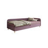 BOXBETT MIKO 90x200 mit Matratze H3, Bonell und Topper RIVIERA 63+LINCOLN 63 - Pink, Textil (90/200cm) - Bedante