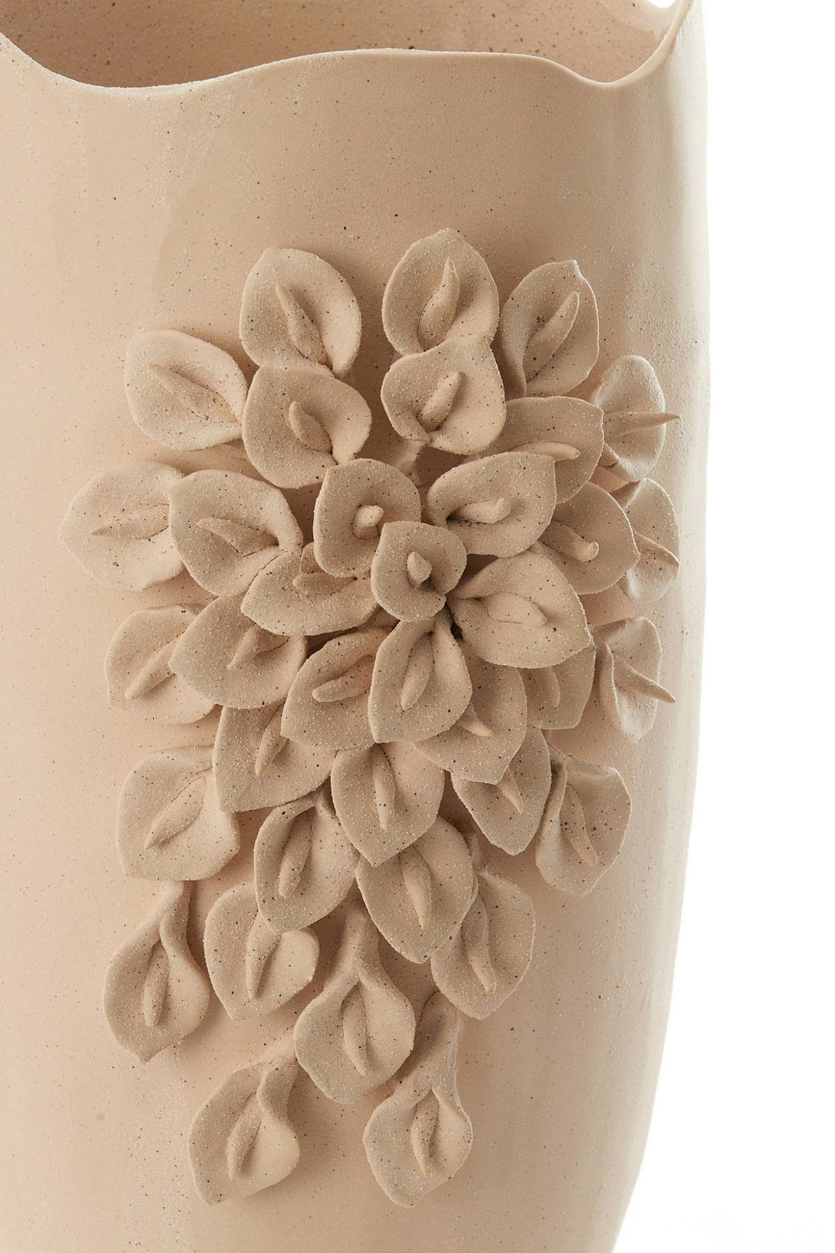 VASE Amiata Weiß 31,5/27/50 cm - Weiß, Keramik (50cm) - Light & Living