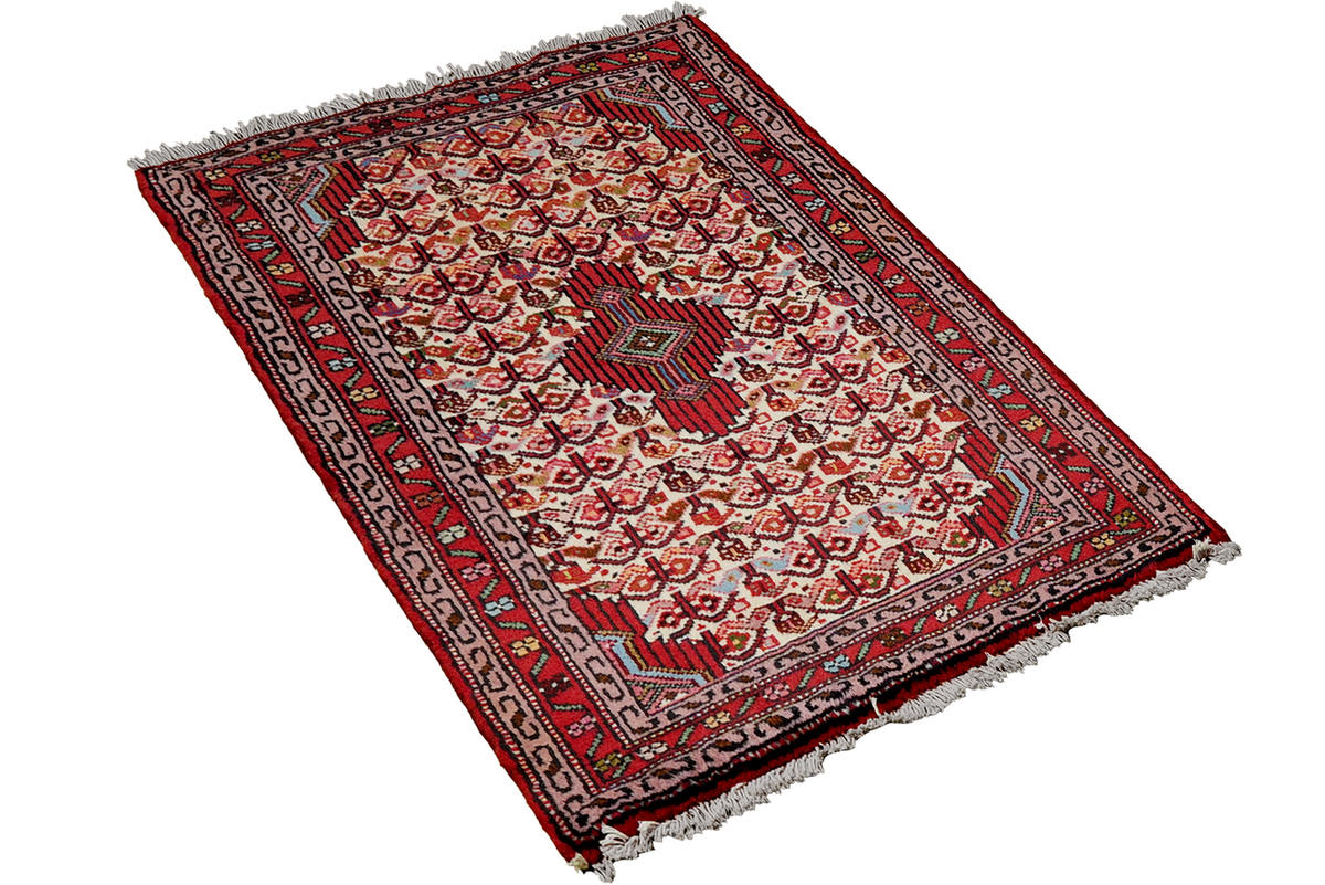 TEPPICH Assadabad Mehrfarbig 95/65 cm Schurwolle - Multicolor, Textil (65/95cm) - Looma