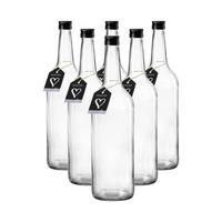 FLASCHEN Mara transparent 1 l 6er Set - Transparent, Glas (8/32/8cm) - Ritzenhoff Breker