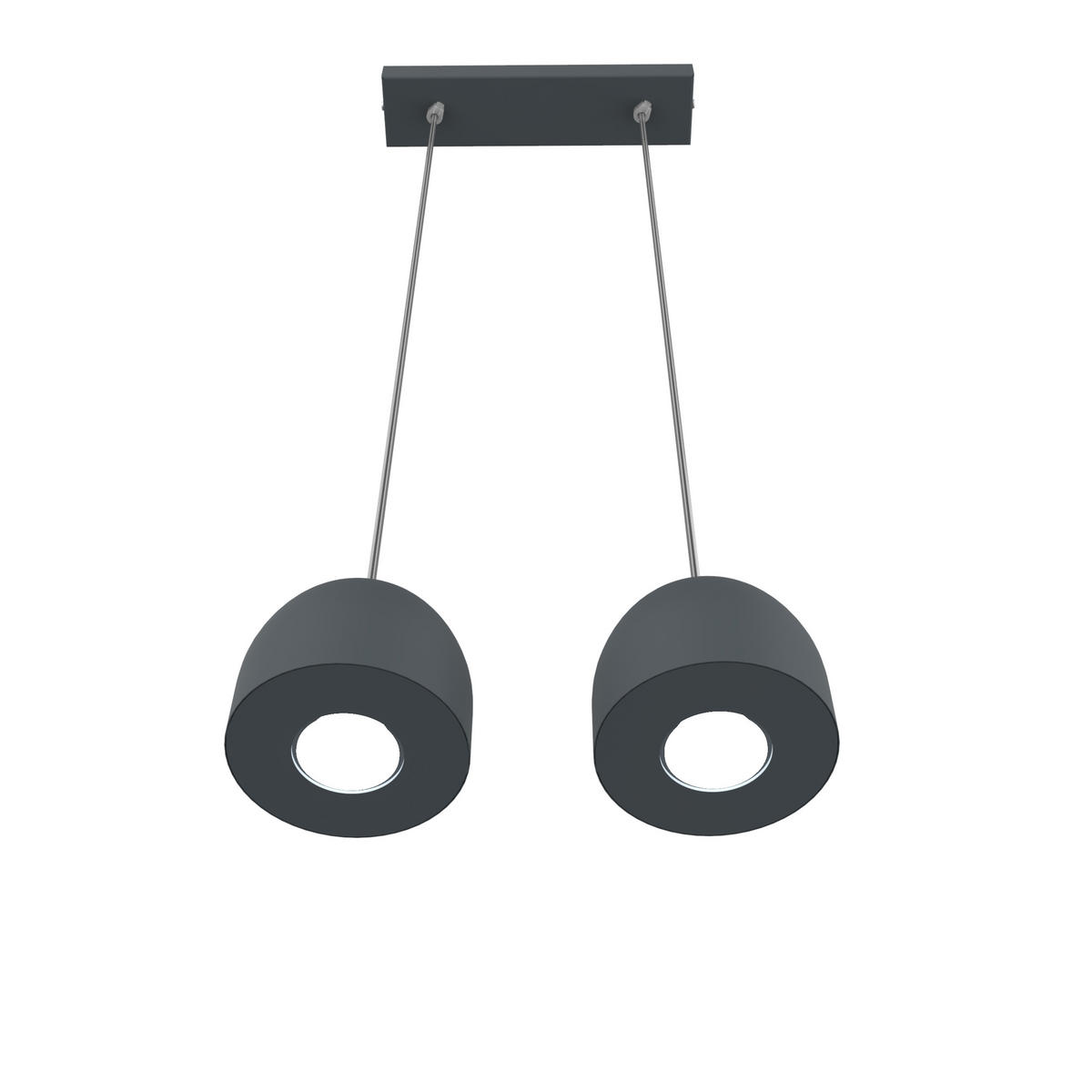 HÄNGELEUCHTE - Anthrazit, Metall (6.5/27/120cm) - Lumicom