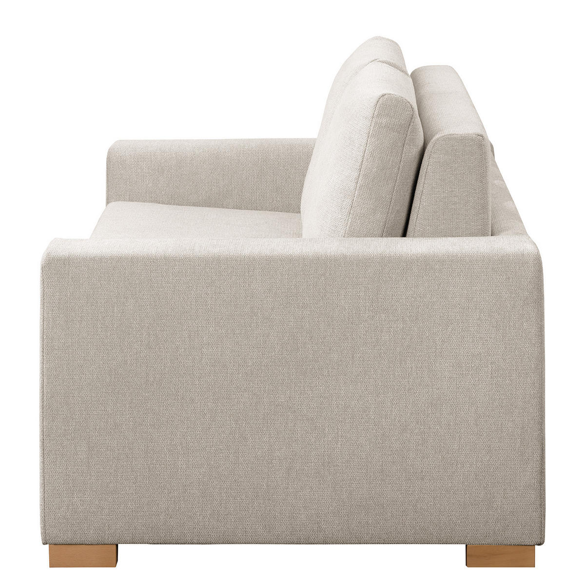 SCHLAFSOFA - Buchefarben/Silberfarben, Holz/Buchenholz (173/90/90cm) - home24