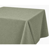 TISCHDECKE Leinenoptik 90/90 cm eckig hellgrün - Hellgrün, Kunststoff (90/90cm) - TiborTex