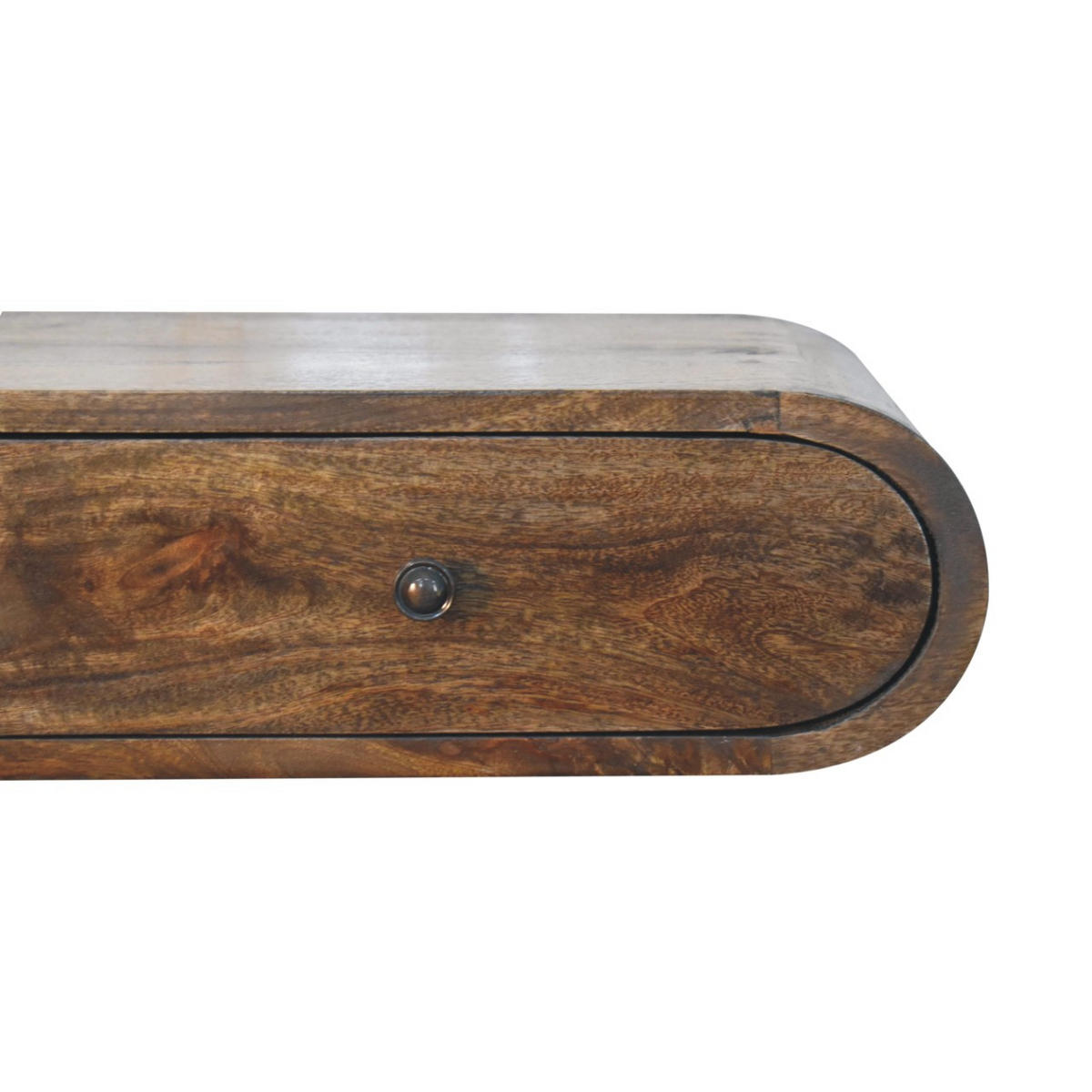 KONZOLNI STOL Avora, viseći - smeđa, drvo (80/15/32cm) - Artisan Furniture