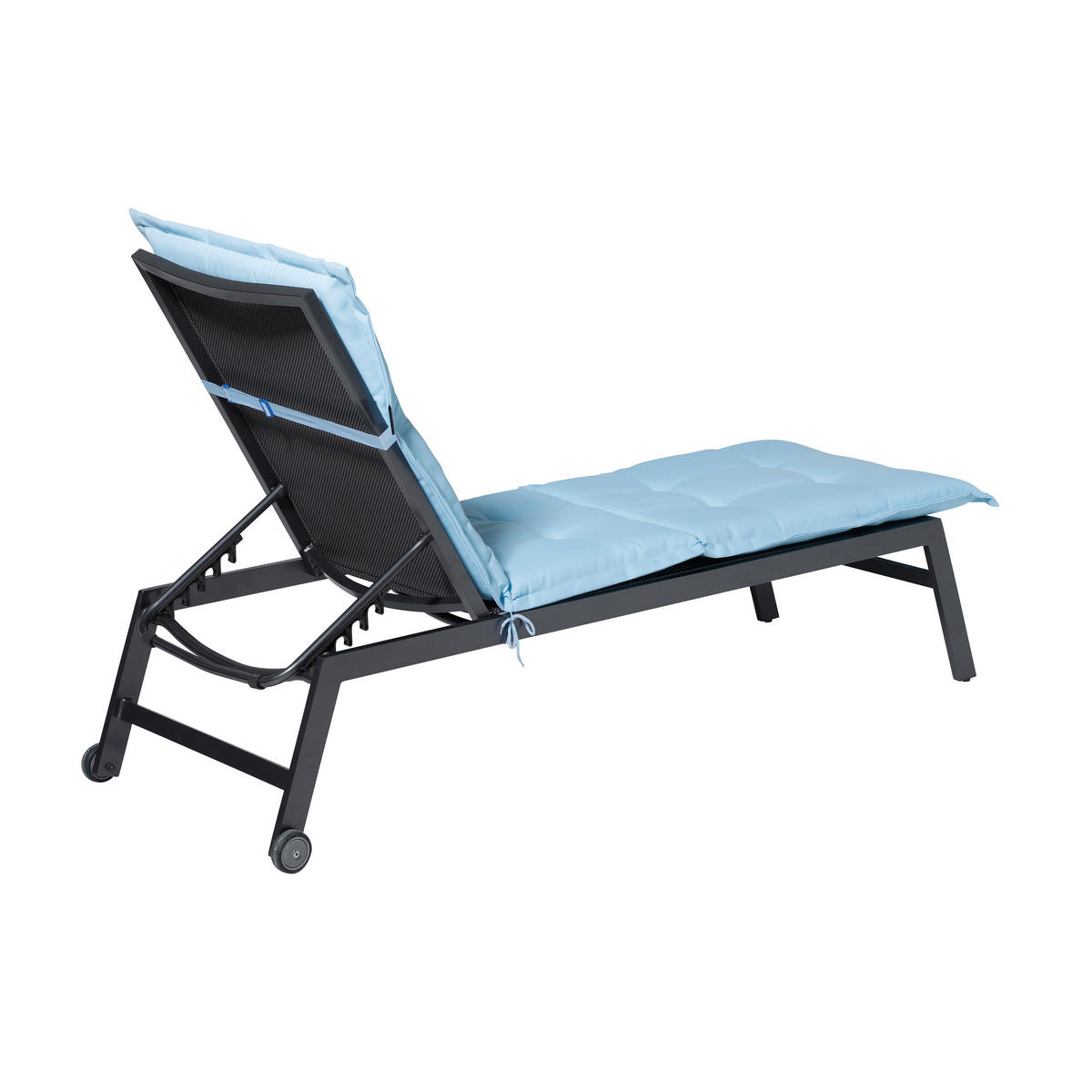 LIEGENAUFLAGE Panama 200/65 cm - Hellblau, Textil (60/7/200cm) - Madison
