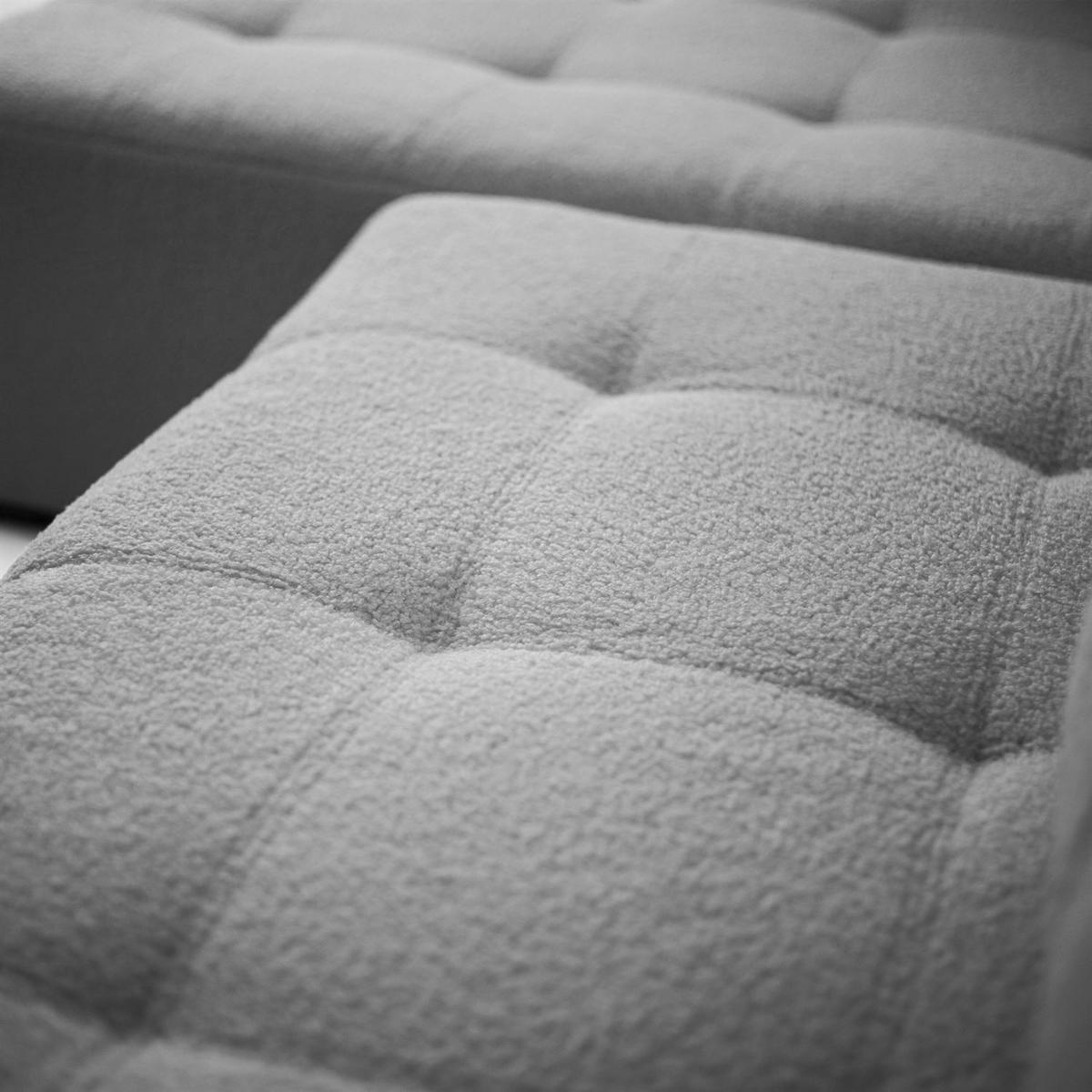 ECKSOFA ASTON mit Schlaffunktion und Bettkasten - Grau, Textil (261/143cm) - Lookway