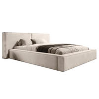 POLSTERBETT HEVE 140x200 Beige - Beige, Holzwerkstoff (140/200cm) - Compleo24