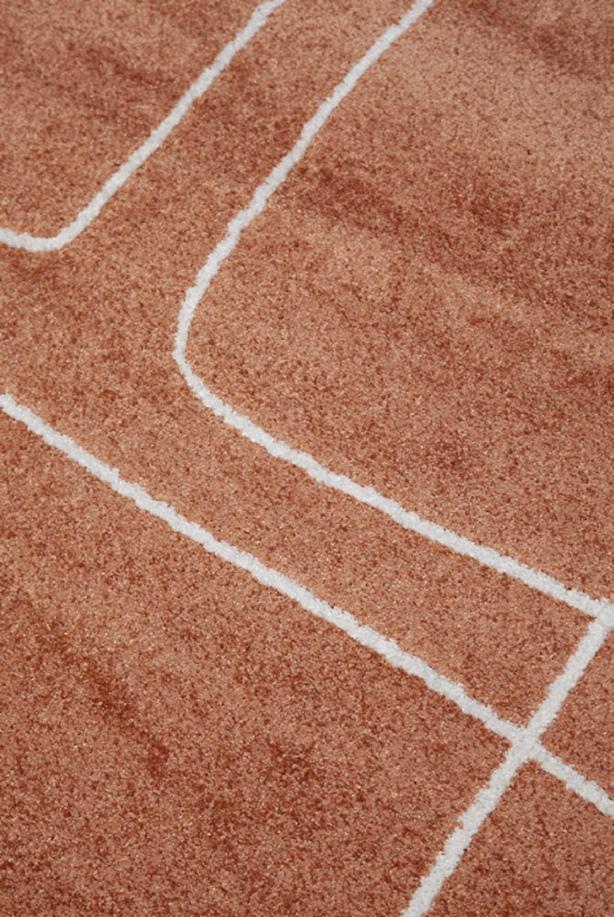 TEPPICH modern Flachgewebe STUDIO Orange 160 x 230 cm - Orange, Textil (160/230cm) - Novatrend