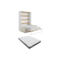 SCHRANKBETT - -Sitzer - Holz, Platte - Beige, Naturfarben Hell, Weiß - - Beige/Naturfarben, Holz (239.2/188cm) - Vente-Unique