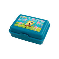 BROTDOSE Spongebob Schwammkopf Quallen Jellyfish Blau 17,5 x 12,8 x 6,9 cm - Blau, Kunststoff (17.5/6.9/12.8cm)