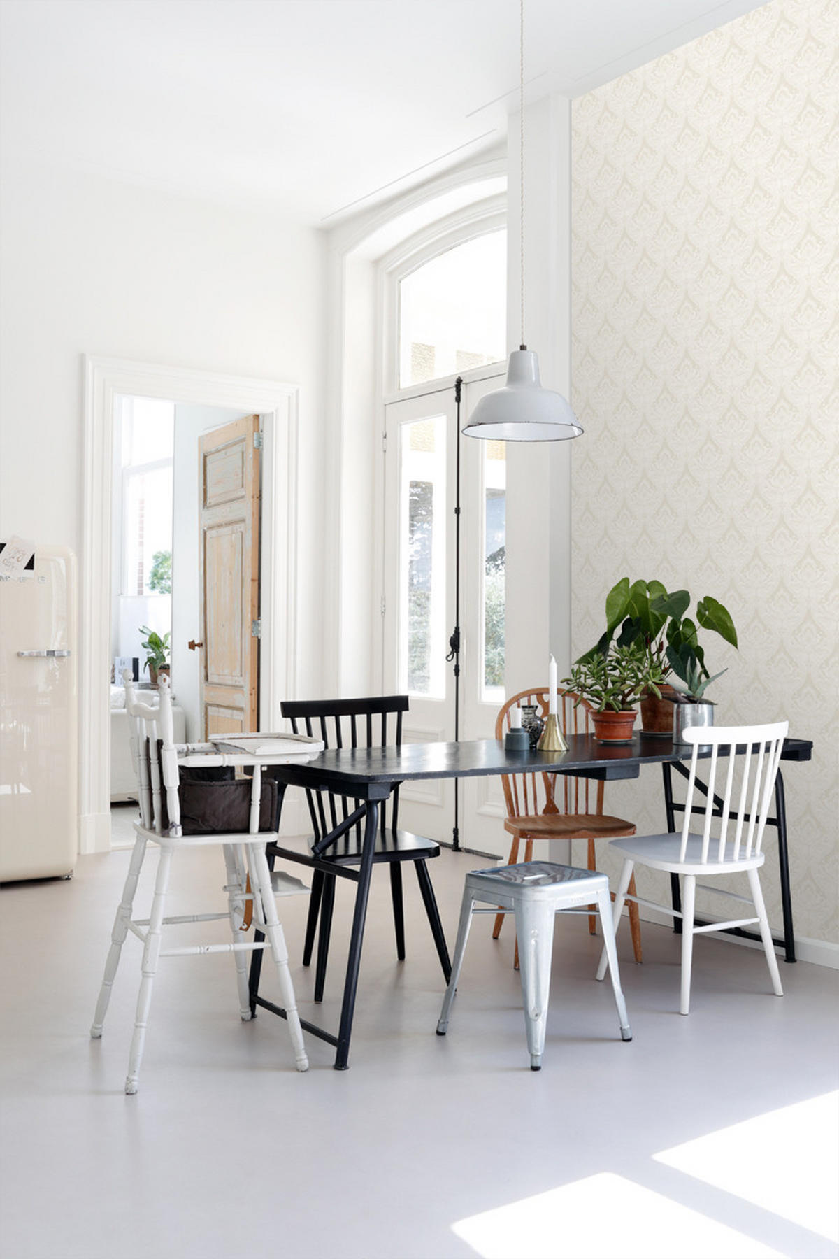TAPETE Barockmuster 53 cm x 10.05 m - Beige, Papier (53/1000cm) - ESTAhome