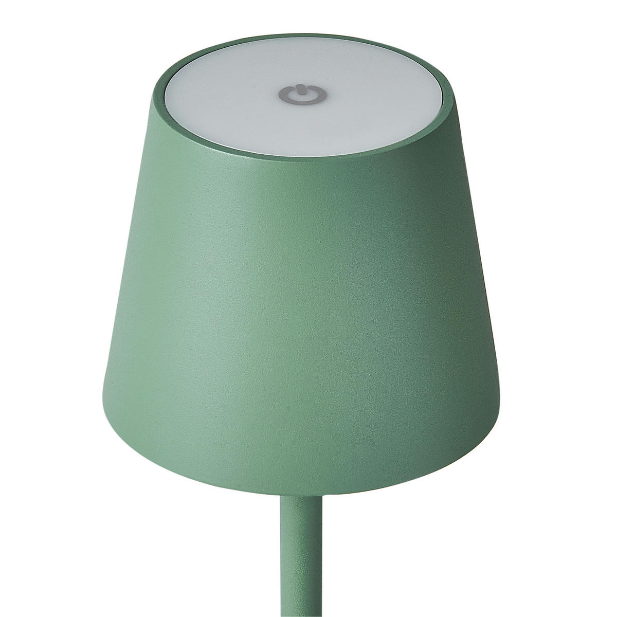 LED-TISCHLEUCHTE Grün Baceiro - Grün, Metall (10/10/38cm) - Beliani