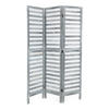 RAUMTEILER Cottage 3-tlg. Holz grau - Grau, Holz (120/170/3cm) - DESIGN DELIGHTS
