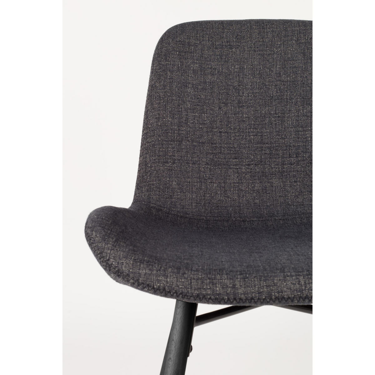 ESSZIMMERSTUHL Lester Sitzfläche Anthrazit - 2 er Set - Grau, Textil (50/80.5/55cm) - Housecraft Living