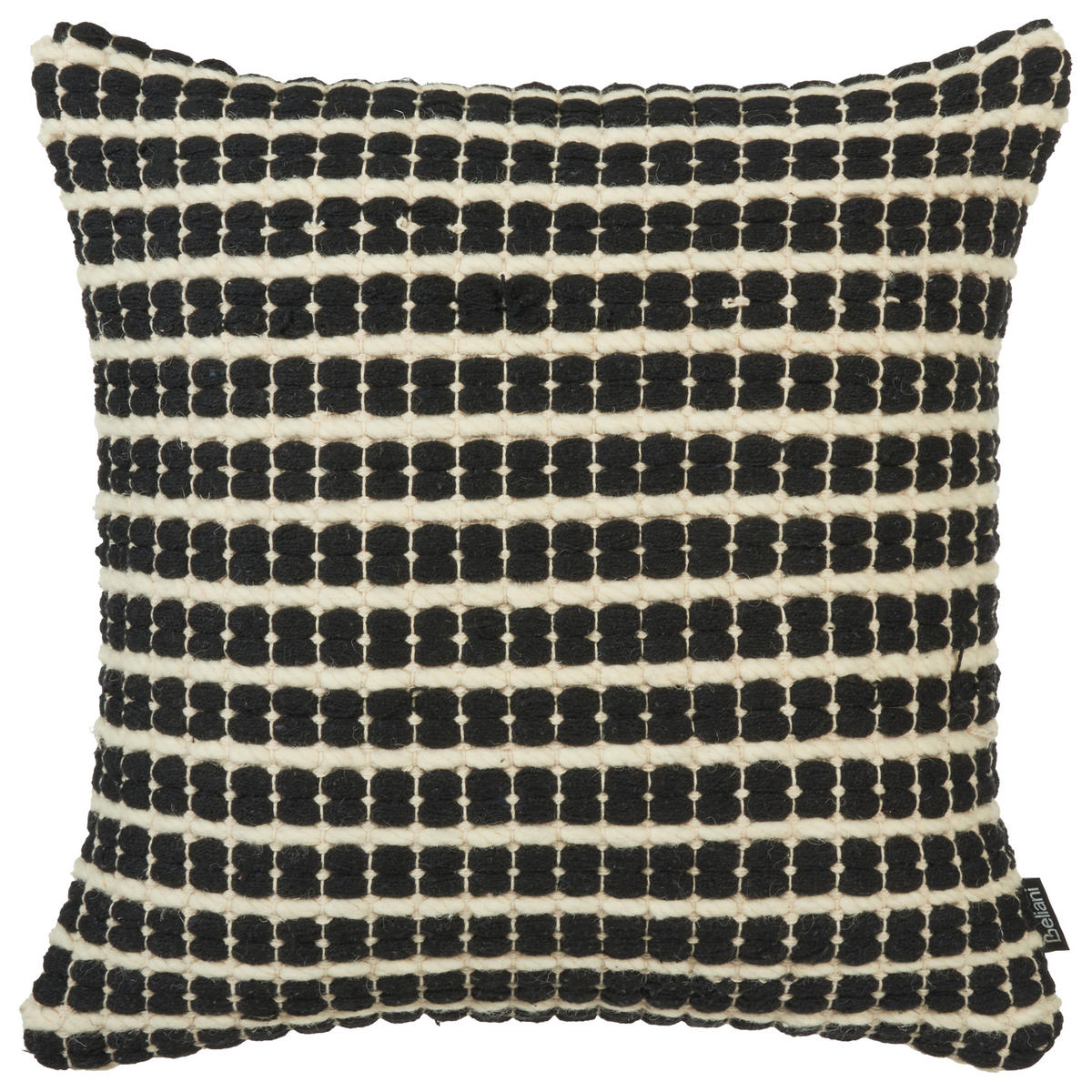 DEKOKISSEN 2er-Set Creme 45/45 cm Yoncali - Creme, Naturmaterialien/Textil (45/45cm) - Beliani