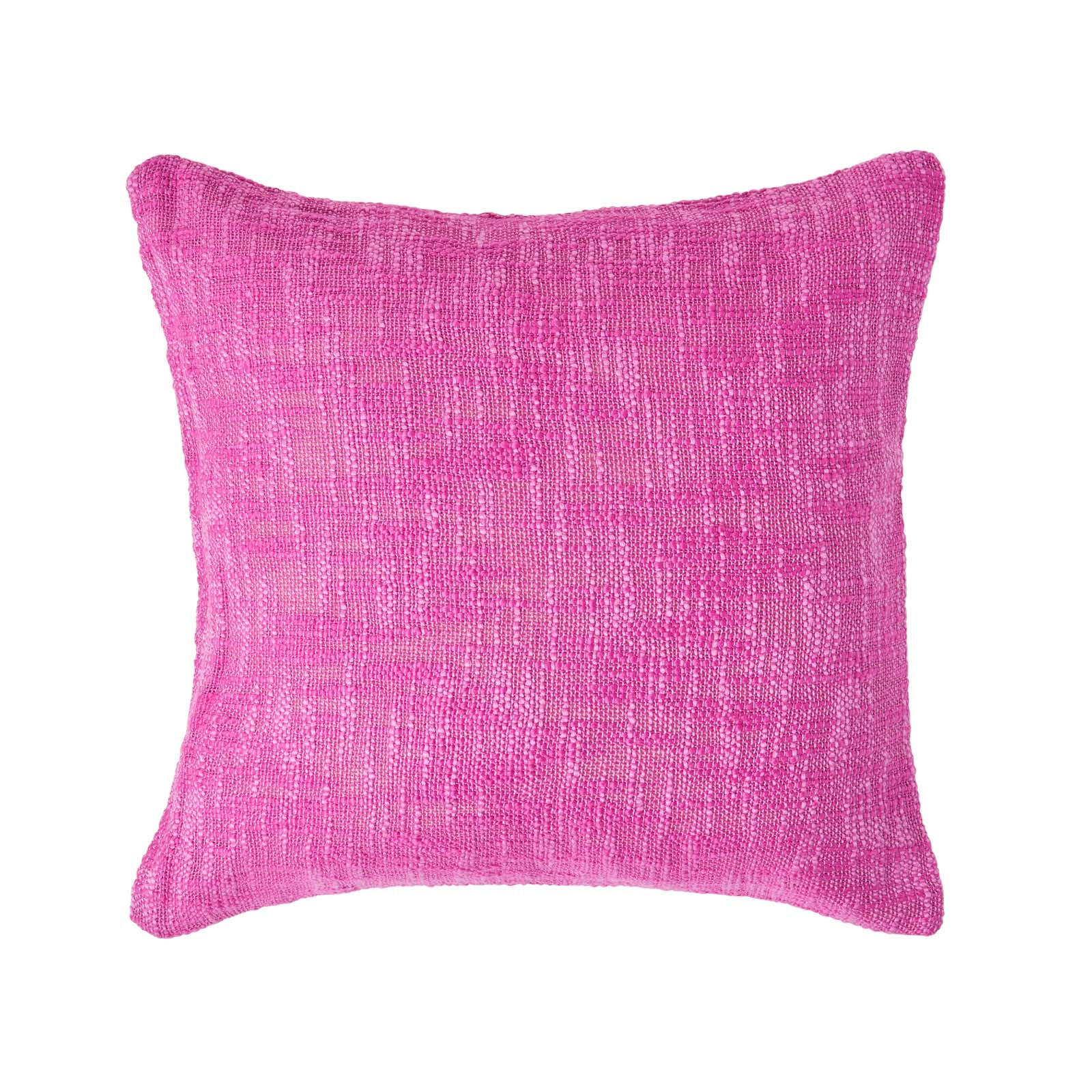KISSENHÜLLE Nirvana Slub 45/45 cm, 100% Baumwolle - Pink, Textil (45/45cm) - Homescapes