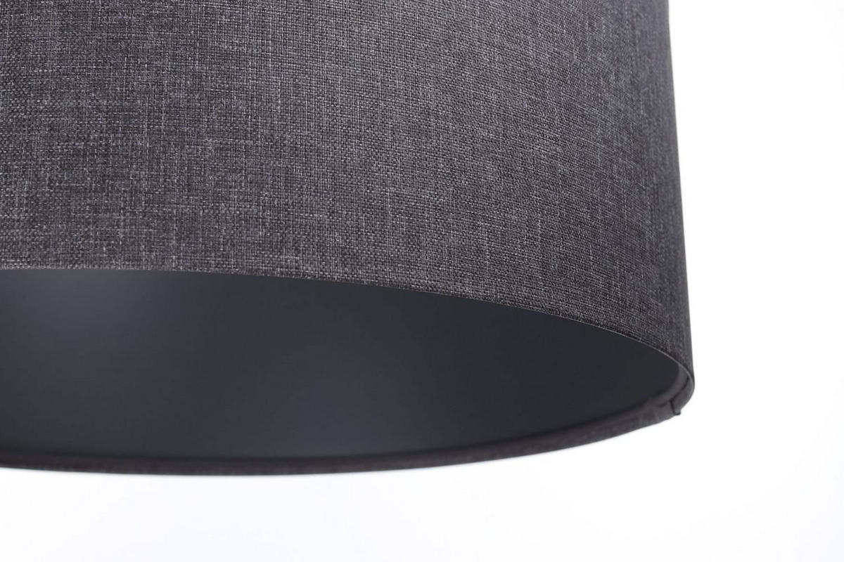 HÄNGELEUCHTE Grau 40/25 cm - Schwarz/Grau, Kunststoff (40/0.5/25cm) - ONZENO