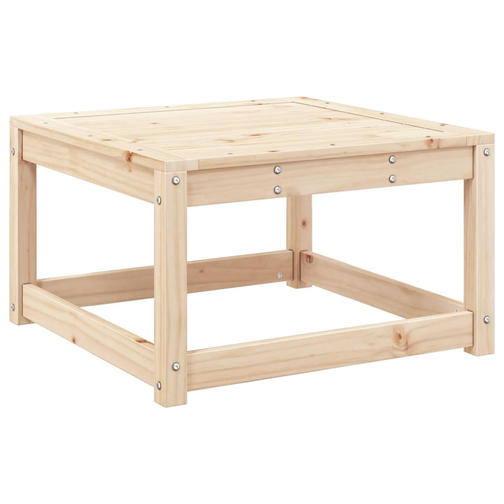 GARTENHOCKER Massivholz Kiefer - Braun, Holz (63.5/38/63.5cm) - vidaXL