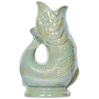 KARAFFE mit „Gluck-Gluck“-Geräusch 27,5/17/9,5 cm - Salbeigrün, Keramik (1.2L) - Gluckigluck