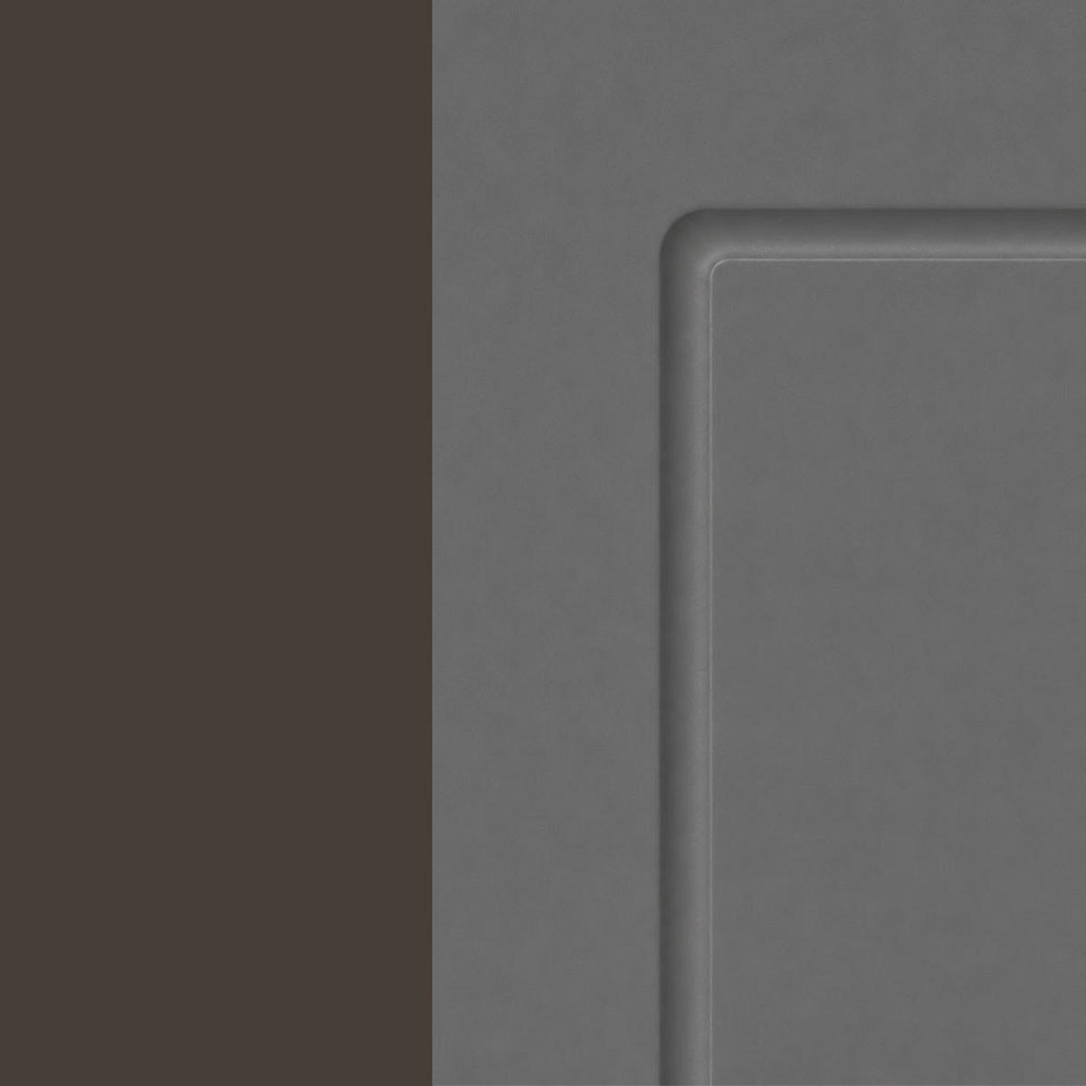 KÜCHENHÄNGESCHRANK Kvantum W2/20 Lava / Dust Grey Matt 20 / 32,5 / 72cm - Dunkelgrau/Grau, Holz/Holzwerkstoff (20/72/32.5cm) - Feldmann-Wohnen