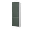 KÜCHENSCHRANK Fame-Line Grün-Gold Landhaus 60 cm - Weiß/Grün, Holzwerkstoff (60/206.8/58.1cm) - Vicco