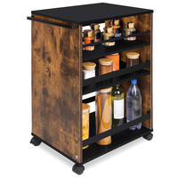 UNIVERSALWAGEN Bengt Braun-Schwarz - Multicolor, Naturmaterialien/Metall (38/79/50cm) - BoMoe