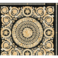 VLIESTAPETE 70/1005 cm - Goldfarben/Schwarz, Kunststoff/Textil (70/1cm) - KUNSTLOFT